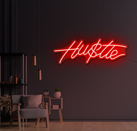 Hustle LED Neon Sign