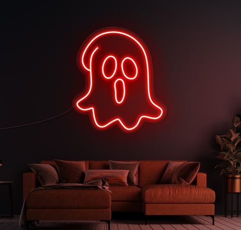 Balaclava Ghost LED Neon Sign