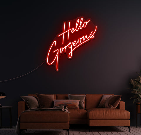Hello Gorgeous LED Neon Sign