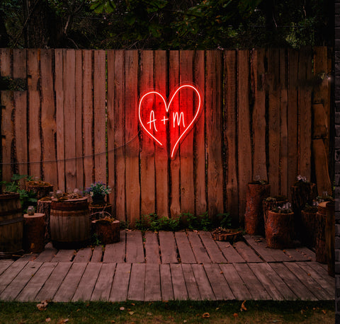 Initials LED Neon Sign