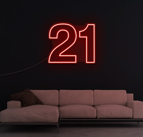 21 LED Neon Sign