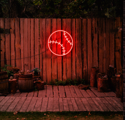 Baseball LED Neon Sign
