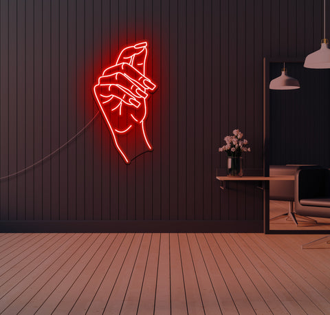 Finished Nails LED Neon Sign