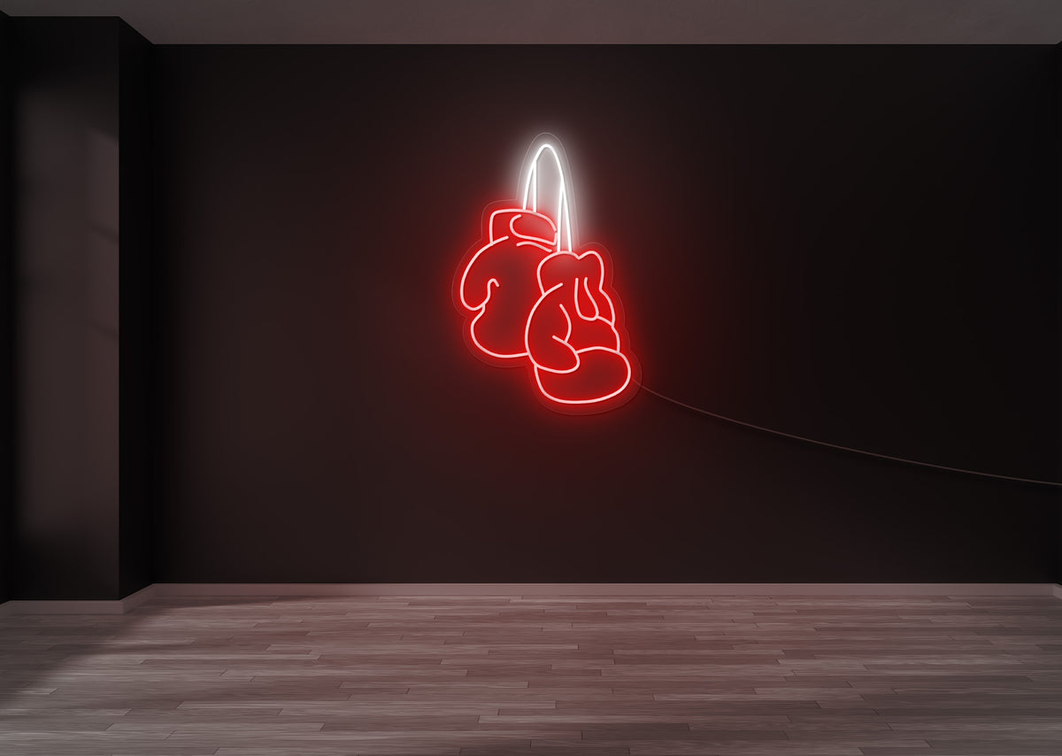 Boxing Gloves LED Neon Sign