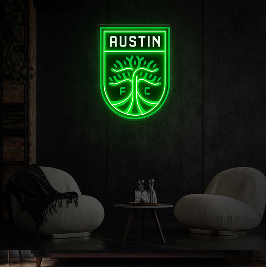 Austin Soccer Team LED Neon Sign
