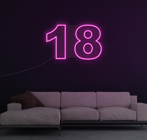 18 LED Neon Sign