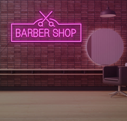 Barbershop LED Neon Sign
