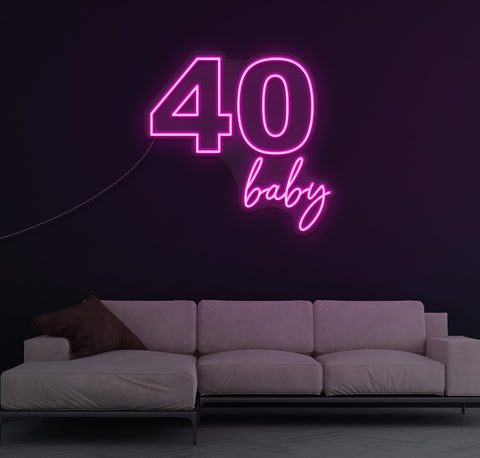 40 Baby LED Neon Sign