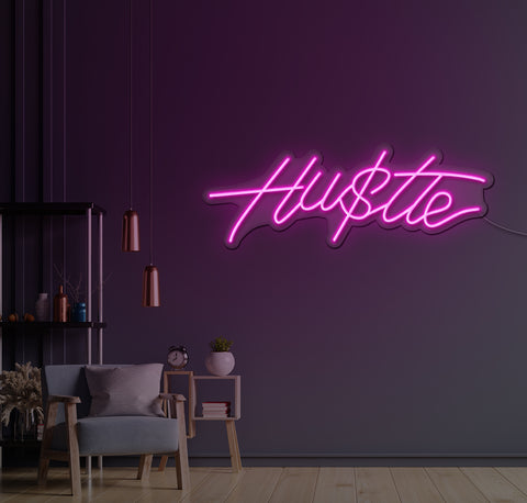 Hustle LED Neon Sign