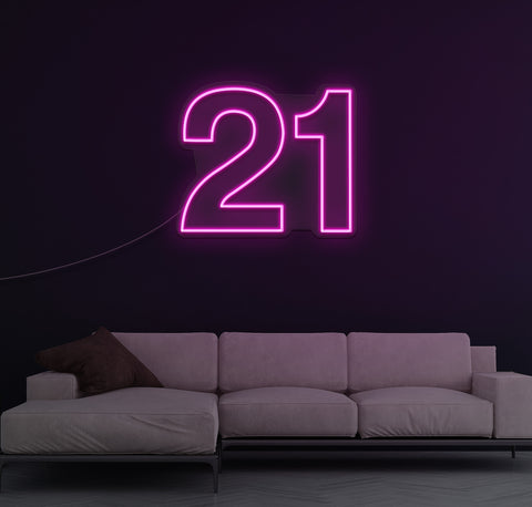 21 LED Neon Sign