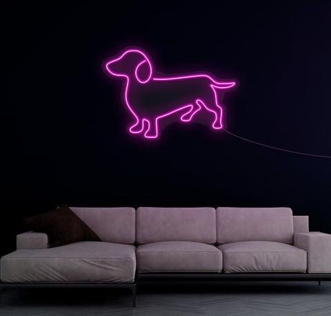 Sausage Dog LED Neon Sign