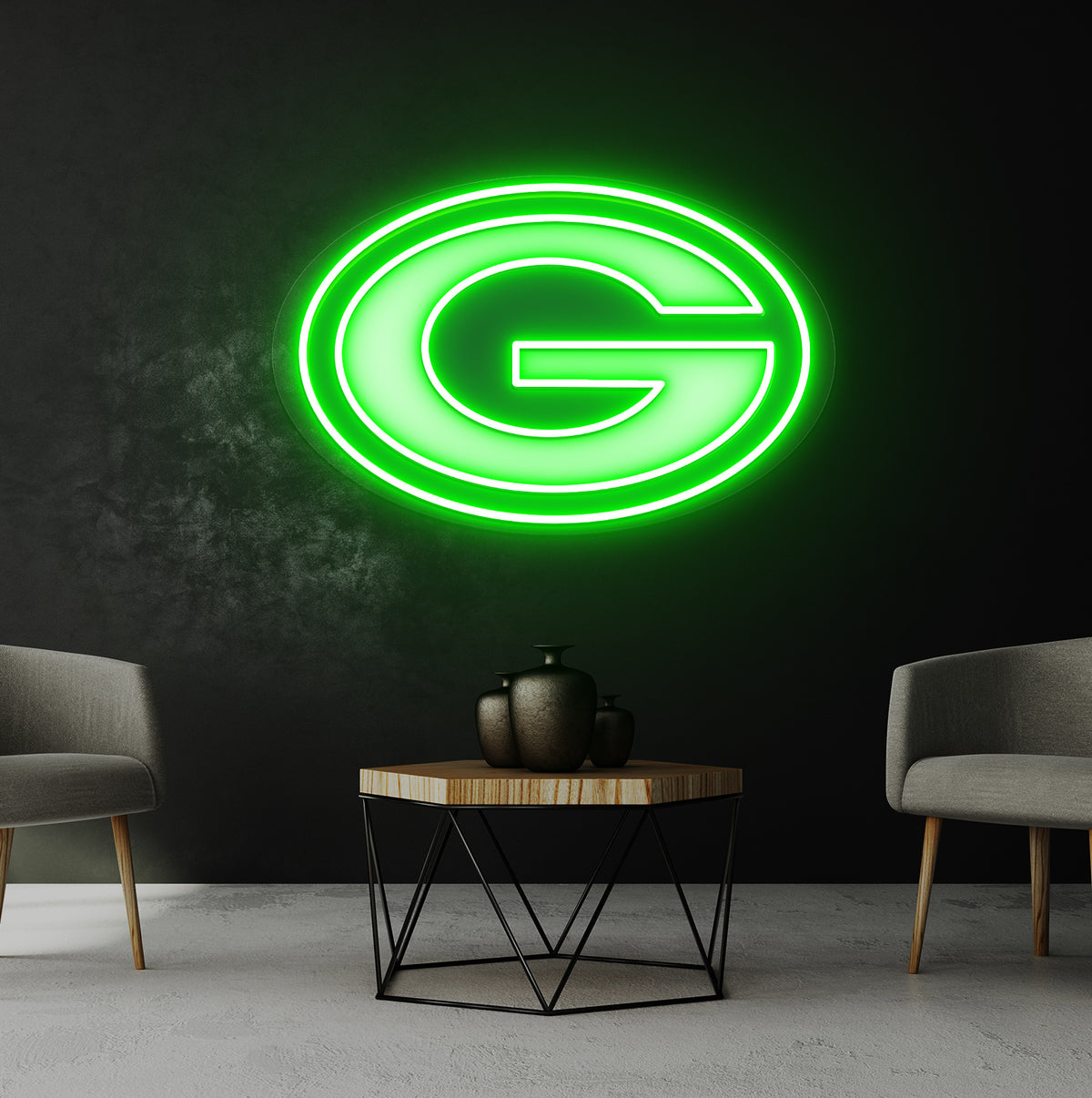 Green Bay American Football LED Neon Sign