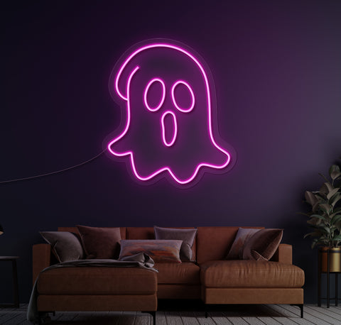 Balaclava Ghost LED Neon Sign