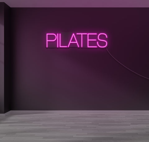PILATES LED Neon Sign