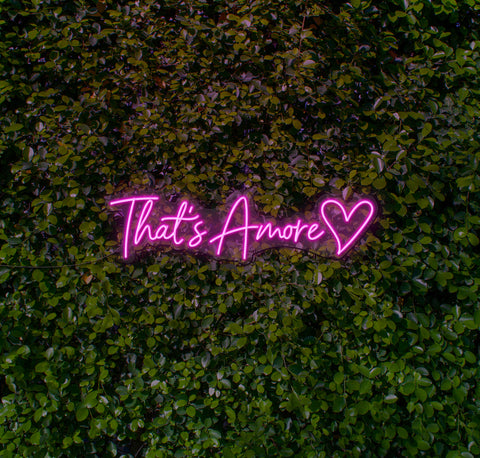 That's Amore (Heart) LED Neon Sign