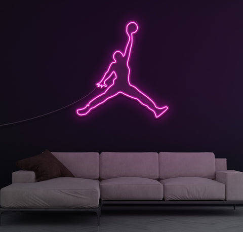 Basketball Jump LED Neon Sign