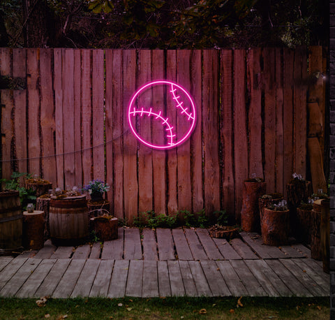 Baseball LED Neon Sign
