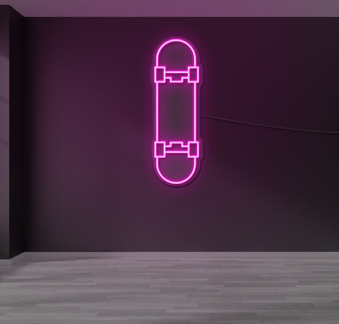 Skateboard LED Neon Sign