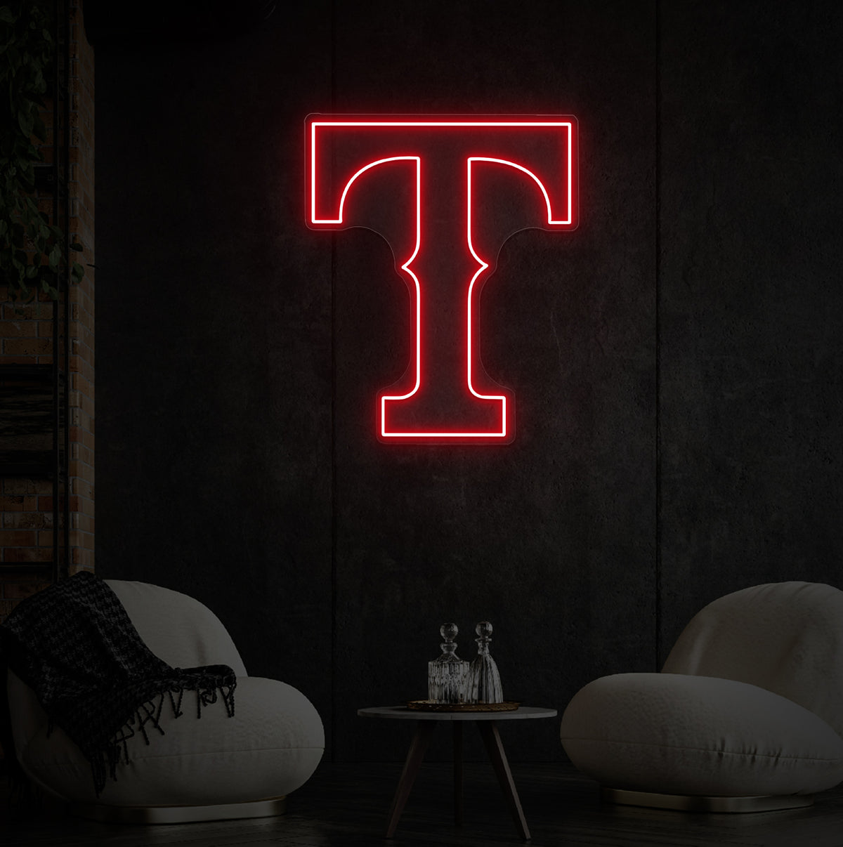 Texas Baseball LED Neon Sign