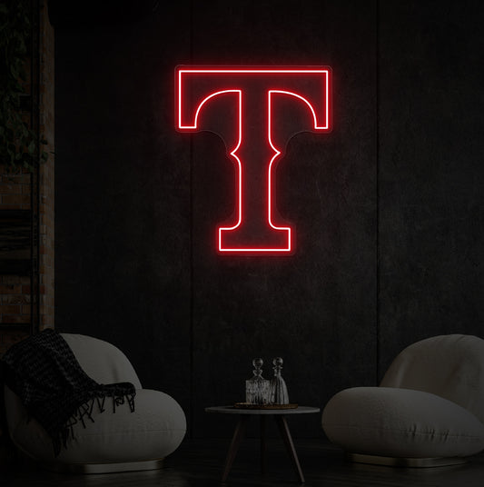 Texas Baseball LED Neon Sign