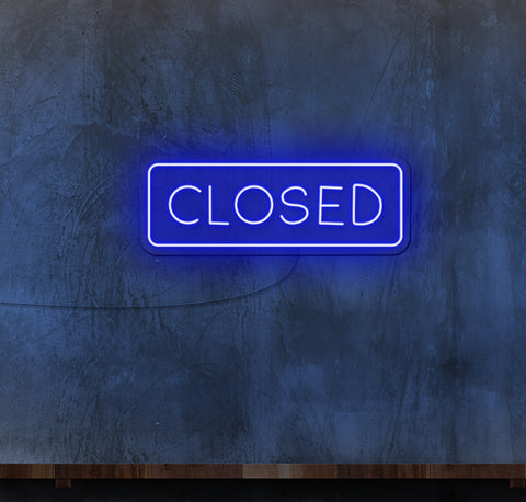 CLOSED LED Neon Sign