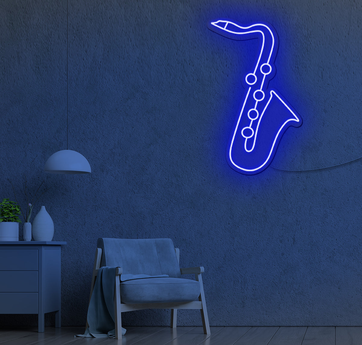 Saxophone LED Neon Sign