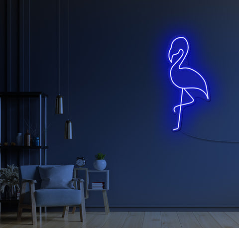 Simple Flamingo LED Neon Sign