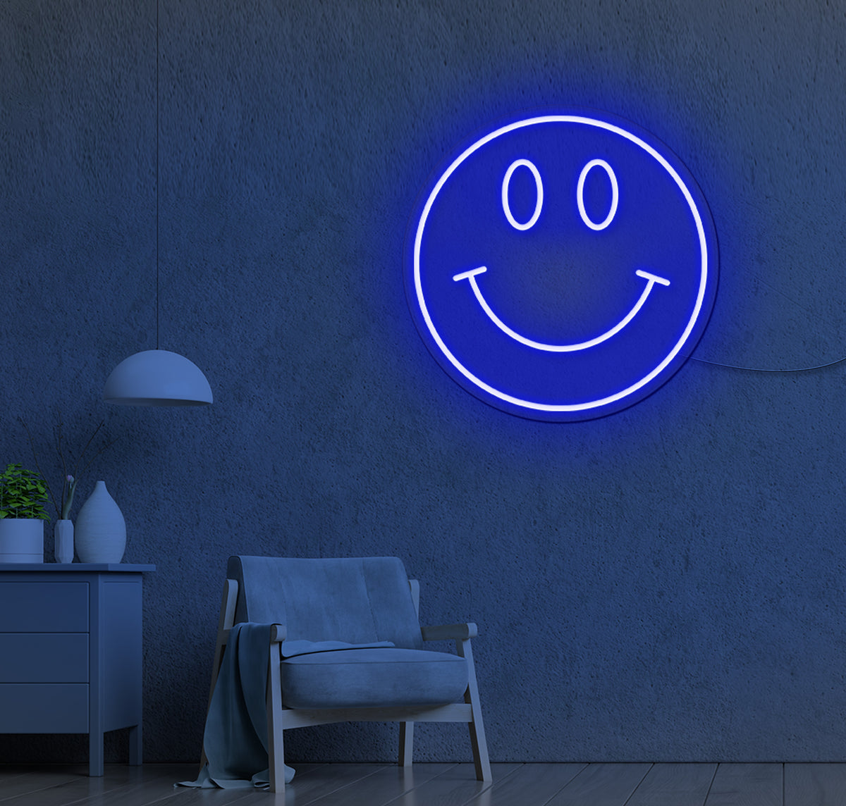 Mr Happy LED Neon Sign