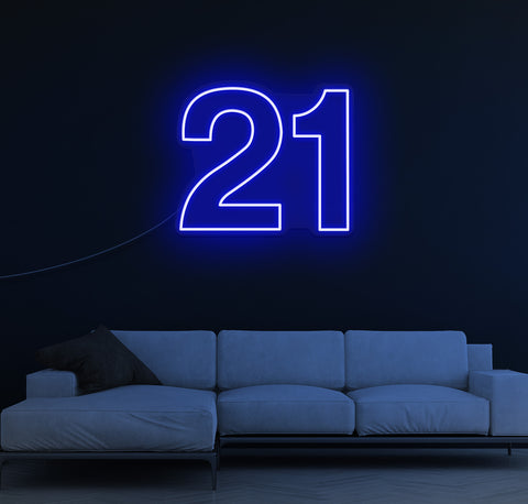 21 LED Neon Sign