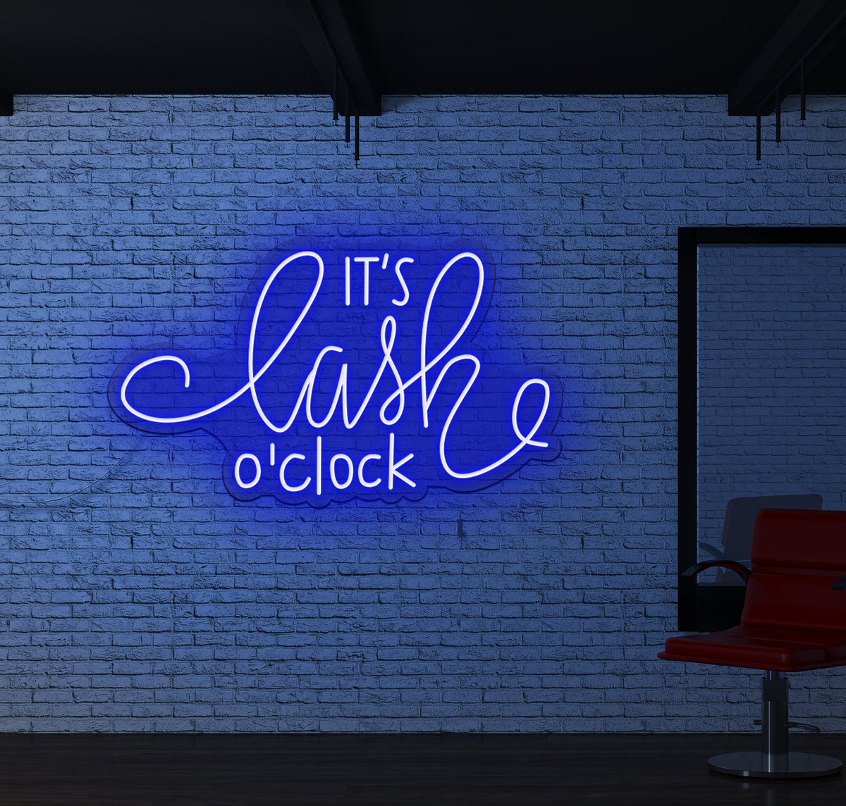 It's Lash O'Clock LED Neon Sign
