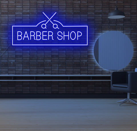 Barbershop LED Neon Sign