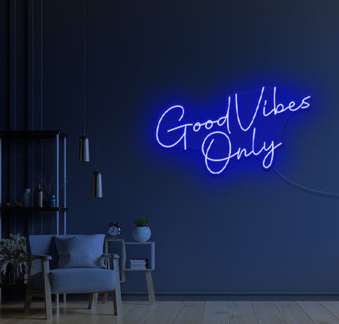 Good Vibes Only LED Neon Sign