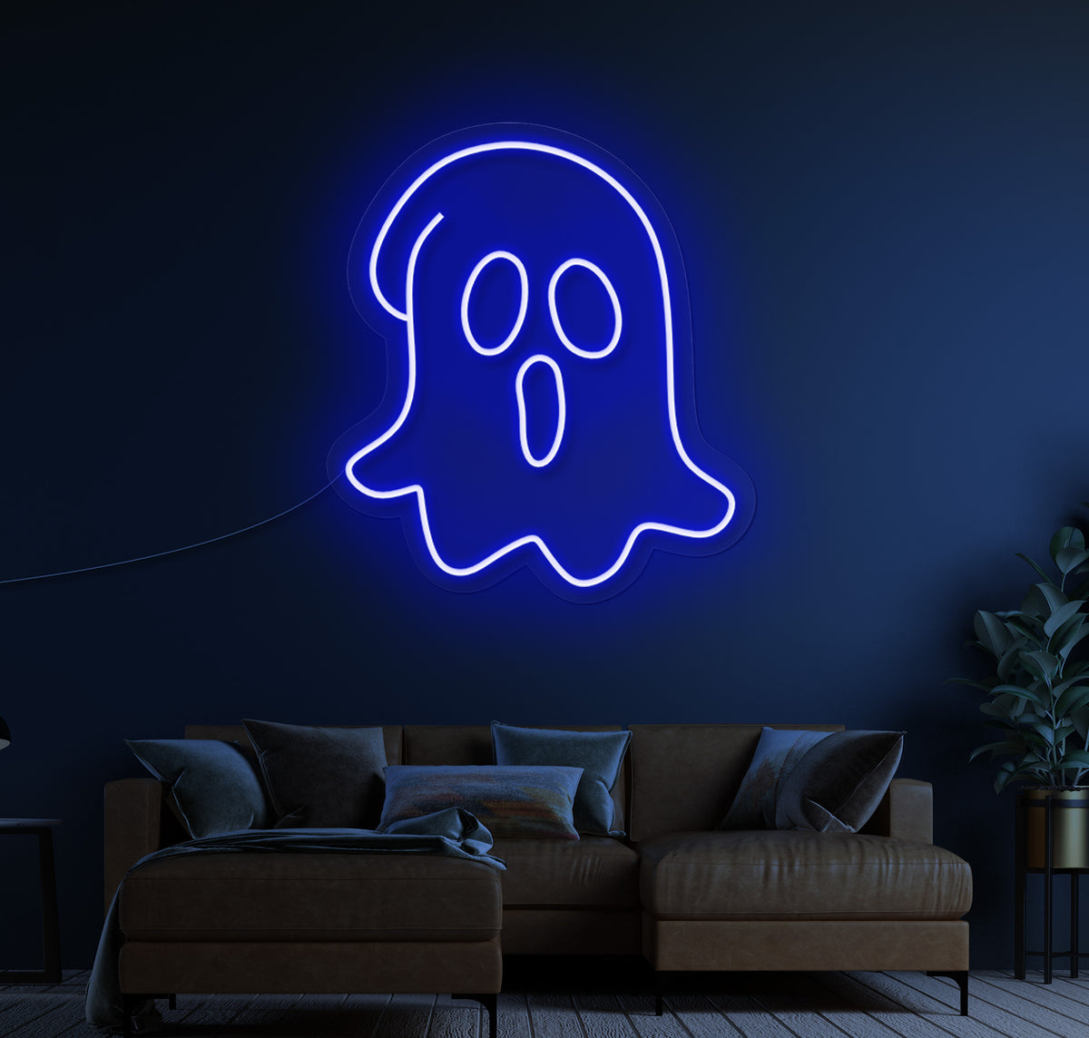 Balaclava Ghost LED Neon Sign