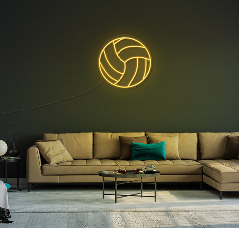 Volleyball LED Neon Sign