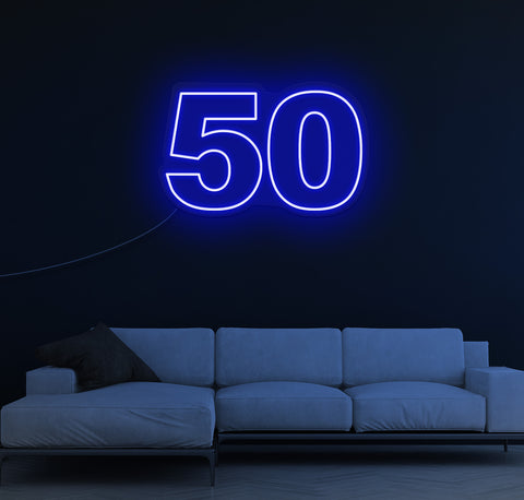 50 LED Neon Sign