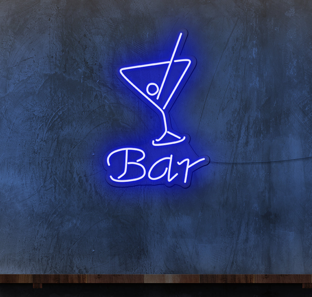 Bar Martini Glass LED Neon Sign