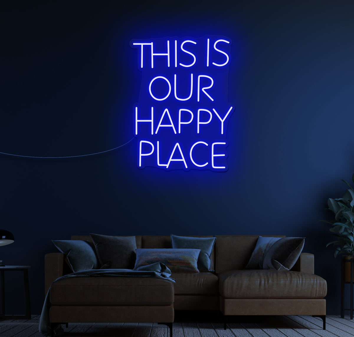 This is Our Happy Place LED Neon Sign
