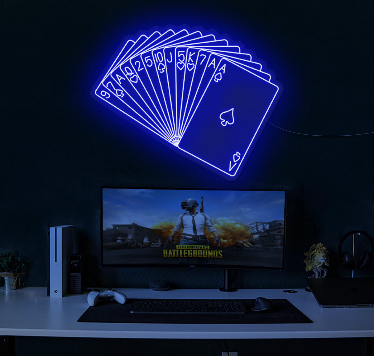 Card Deck LED Neon Sign