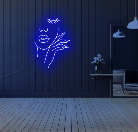 The Perfect Nails and Brows LED Neon Sign