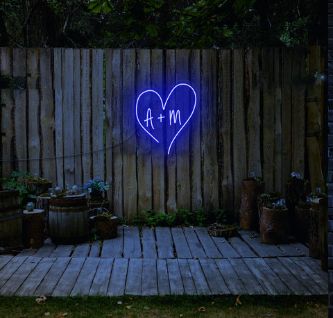 Initials LED Neon Sign