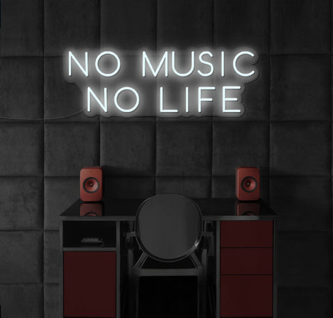 No Music No Life LED Neon Sign