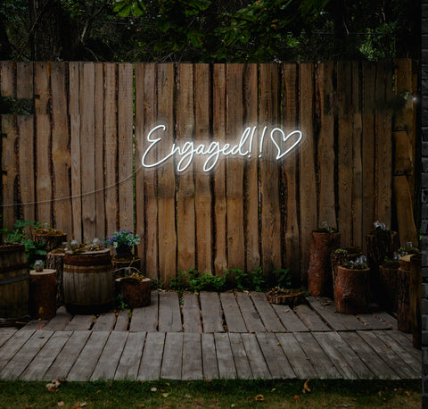 Engaged!! LED Neon Sign