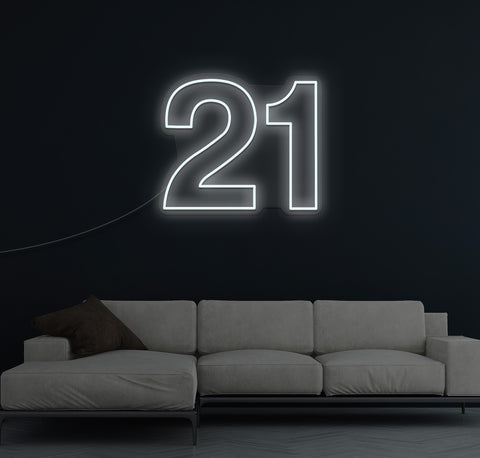 21 LED Neon Sign