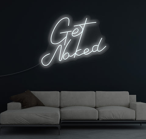 Get Naked LED Neon Sign