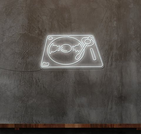 DJ Decks LED Neon Sign