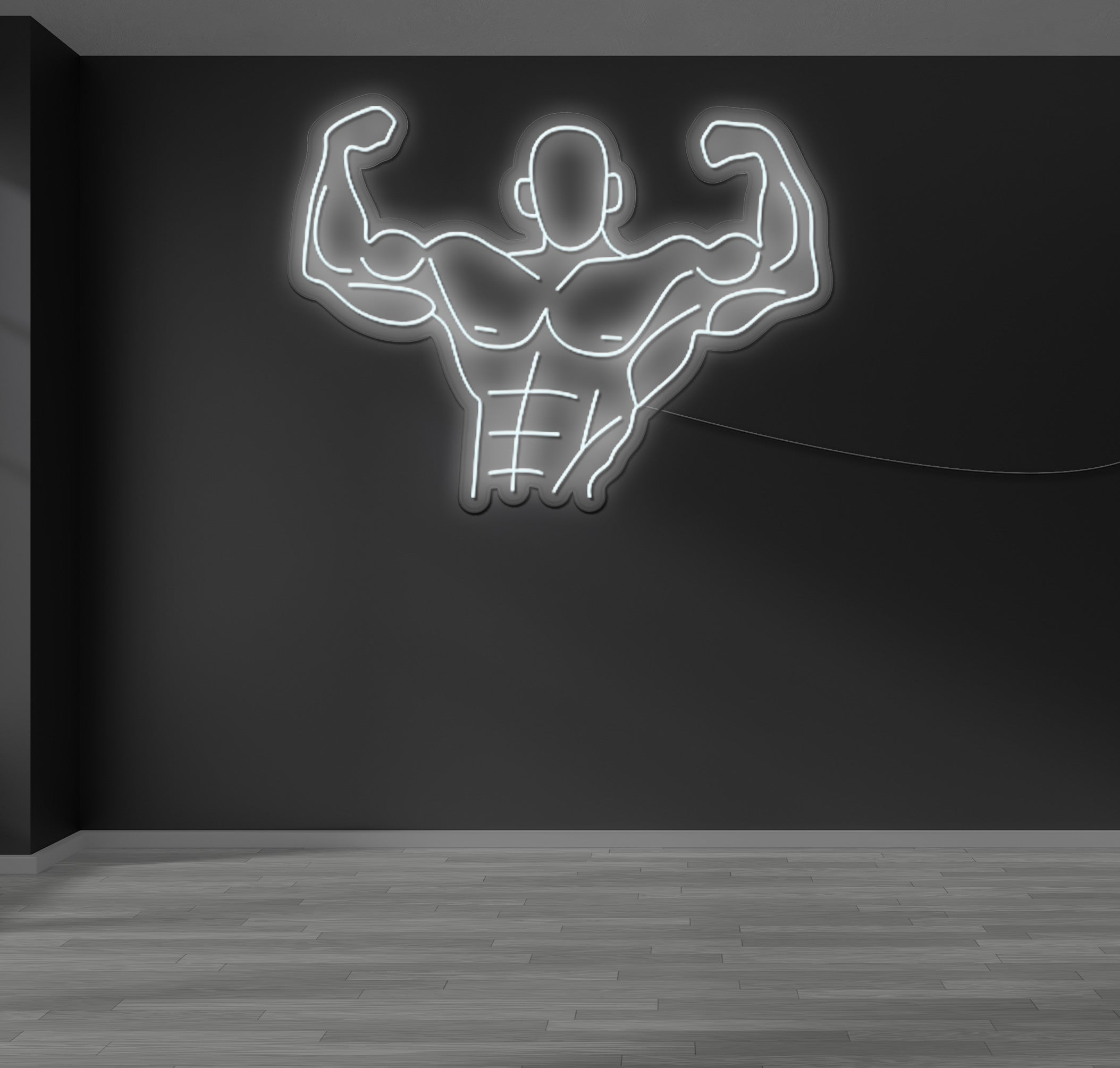 Strong Rhett Neon Strong Man LED Neon Sign – The Neon Factory