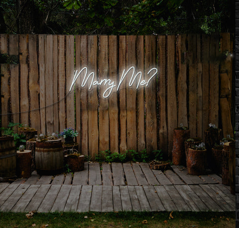 Marry Me? LED Neon Sign