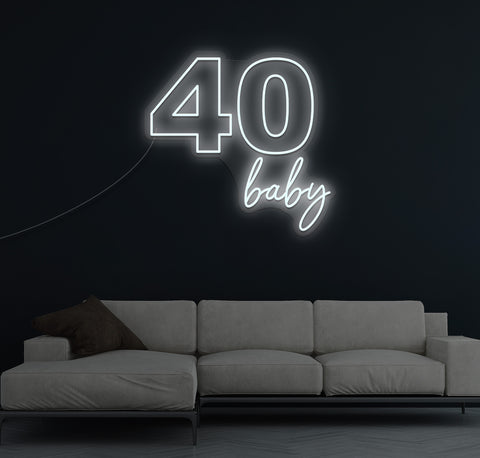 40 Baby LED Neon Sign