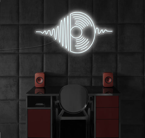 Spinning Vinyl LED Neon Sign