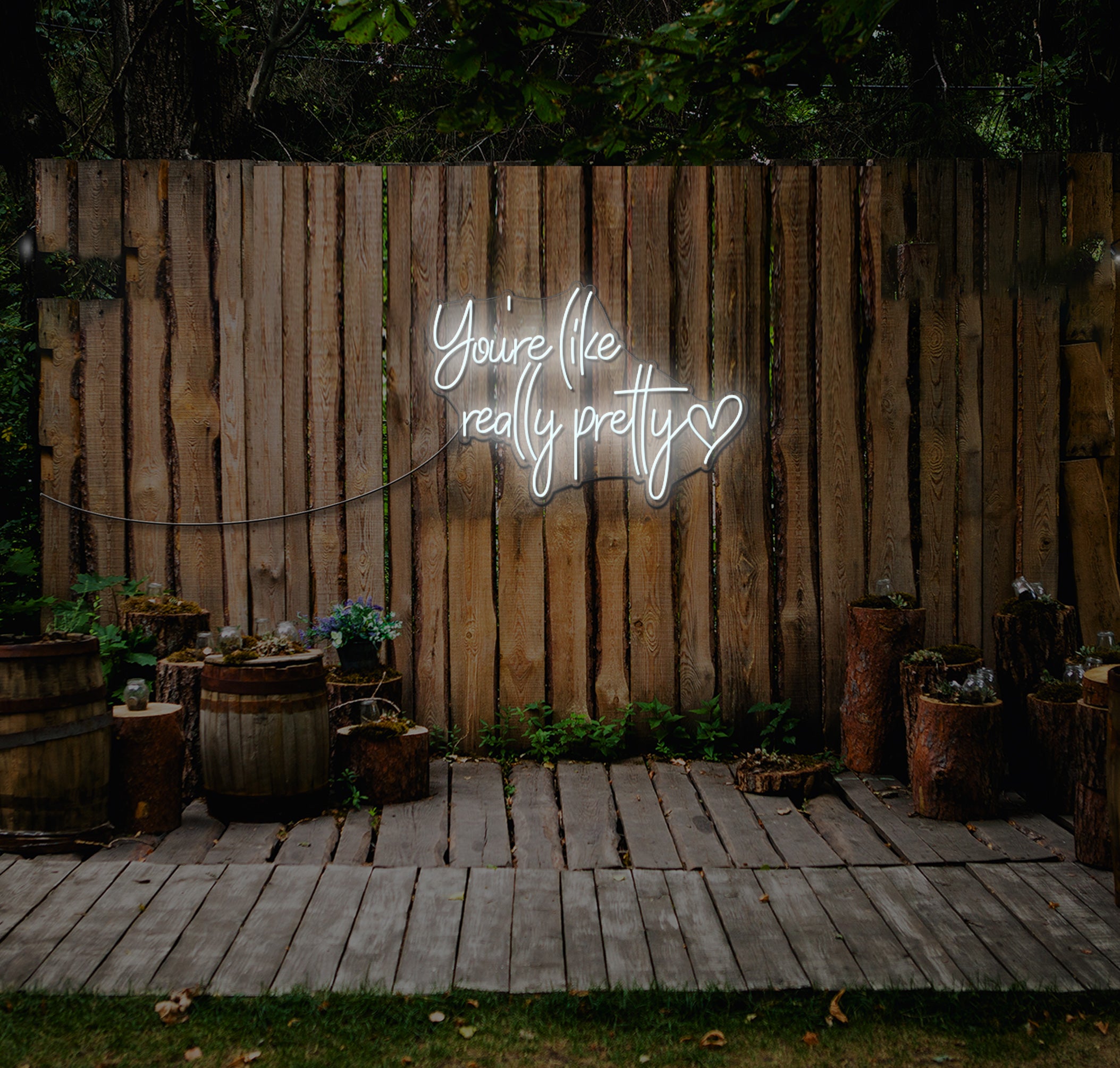 Really Signs You're Like Really Pretty LED Neon Sign – The Neon Factory USA